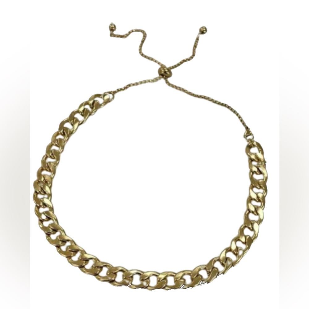Ellie Vail Adjustable Gold Chunky Chain Necklace